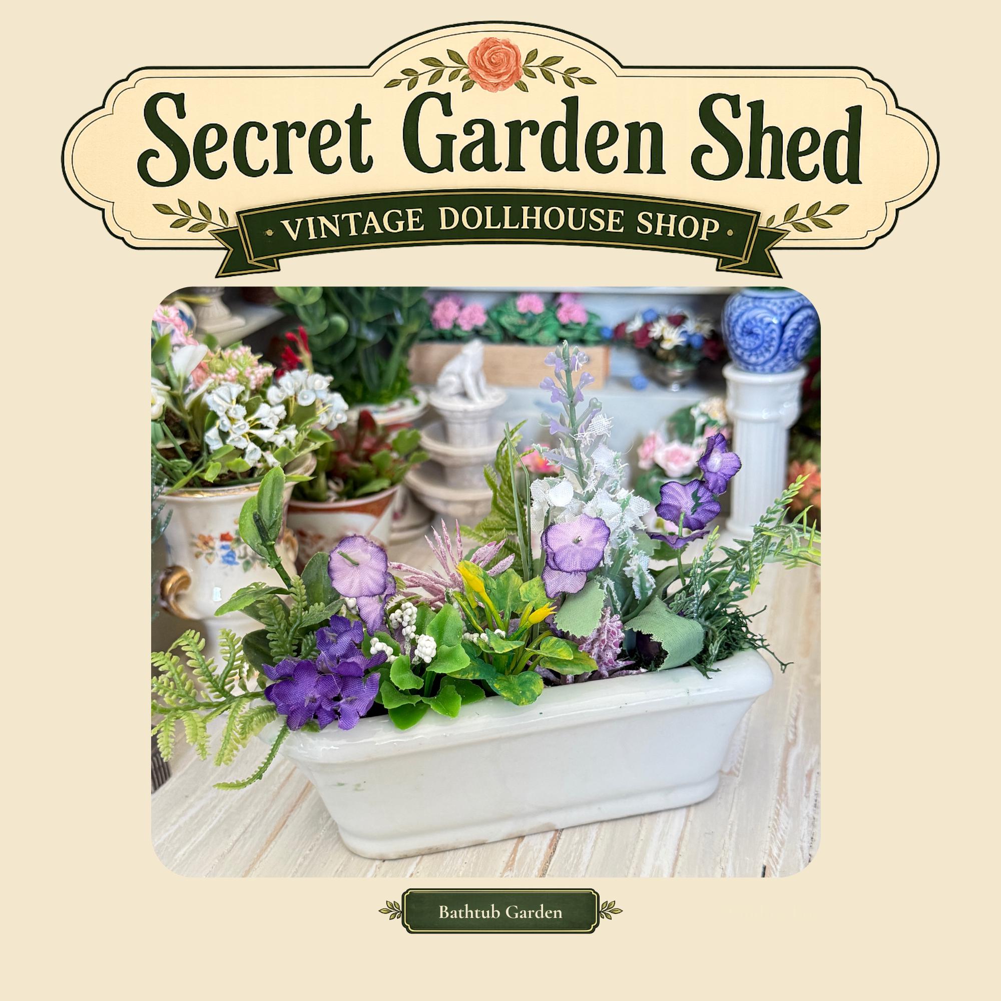 The Secret Garden Shed, Vintage & Artist Crafted Flower