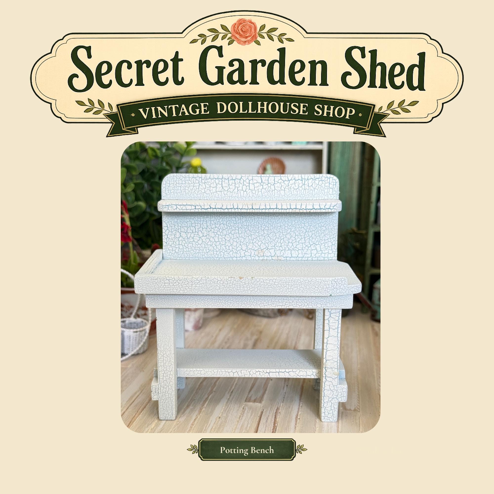 The Secret Garden Shed, Vintage & Artist Crafted Flower