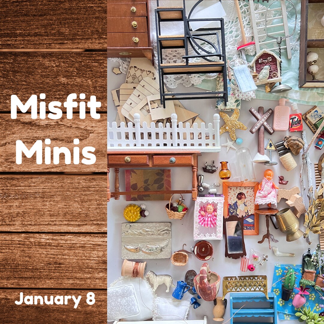 Misfit Dollhouse Miniatures for Repair, Reuse, and Repurposing sold