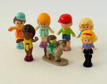 Vintage Polly Pocket Mini Figure, Bluebird Toys, 1990s Retro Doll