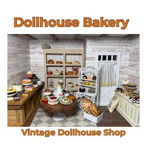 Mini Bakery, Dollhouse Miniature Food