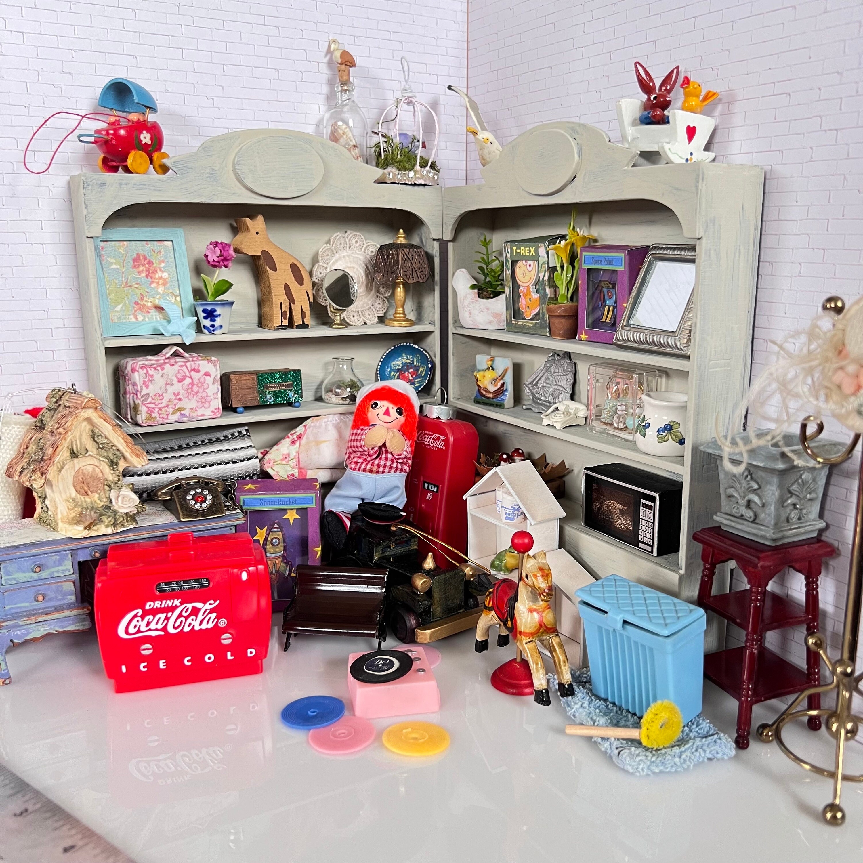 1:12 Dollhouse Miniature Kitchenware Mini Microwave Oven Modle Doll house  Kitchen Accessories Pretend Play Home Furniture Toys - Realistic Reborn  Dolls for Sale