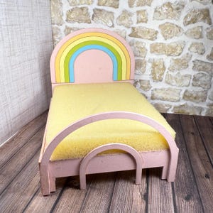 Dollhouse Bed, Miniature  1:12