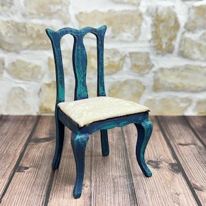 Dollhouse Desk Chair Teal