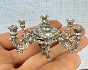 ヴィンテージのコレクターズアイテム、ドールハウス用家具、ランプ