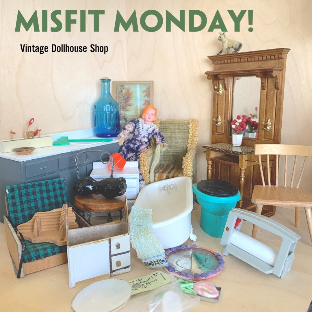Misfit Monday Listing Dollhouse Furniture As Is Pieces Seeking New Lo…