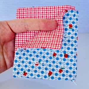 Dollhouse Quilt, Blanket, Doll House Miniature