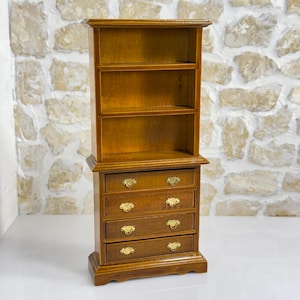 Dollhouse Bookcase, Cabinet, Wood