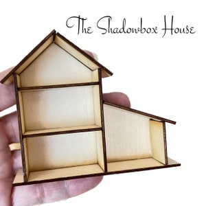 Mini Dollhouse Shadow Box Kit 1:144 scale