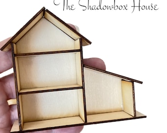 Mini Dollhouse Shadow Box Kit 1:144 scale