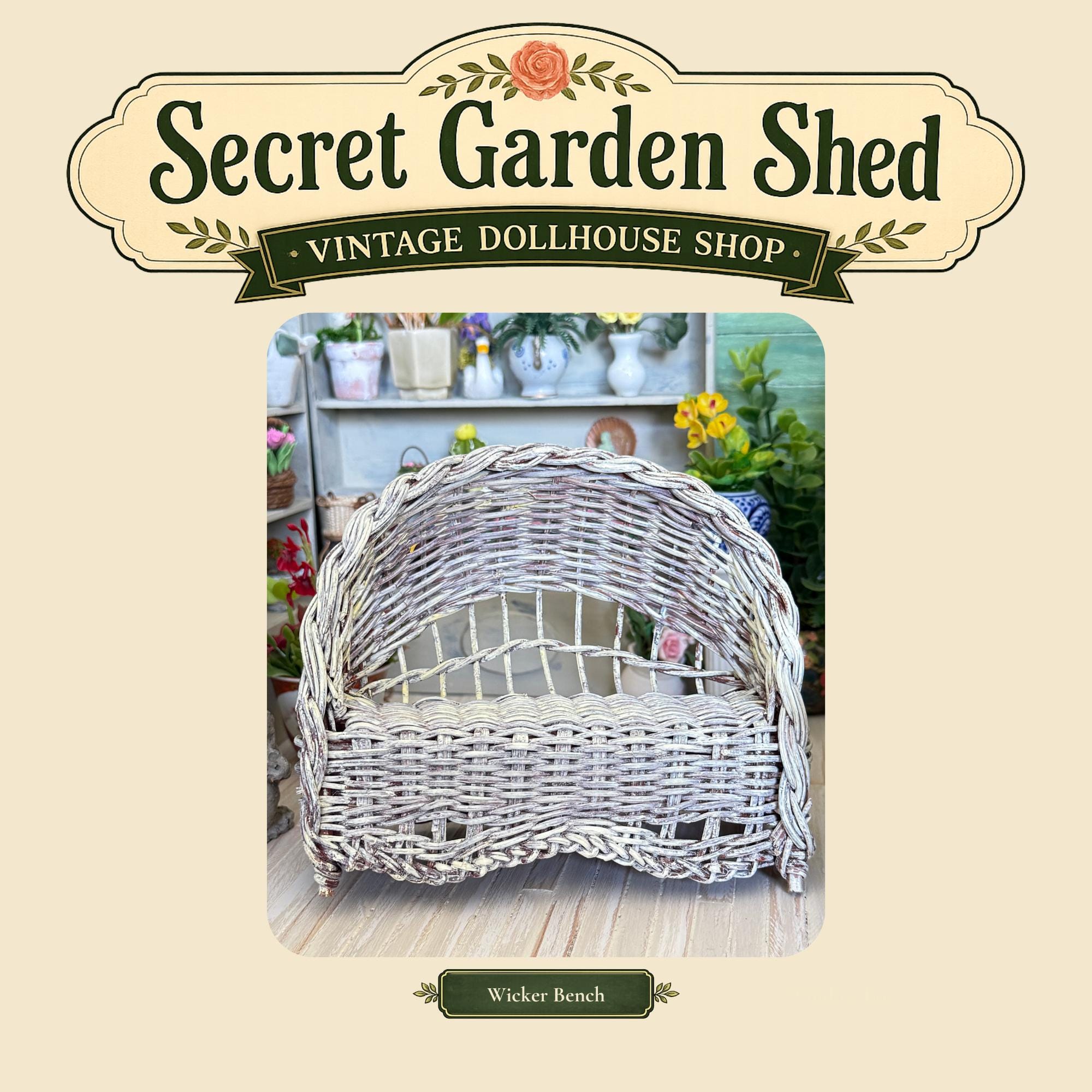 The Secret Garden Shed, Vintage & Artist Crafted Flower