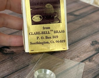 Dollhouse Clare Bell Pie Pan NOS Vintage Metal  Miniature