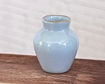 Artisan Mini Vase Signed, Vintage, Dollhouse Miniature