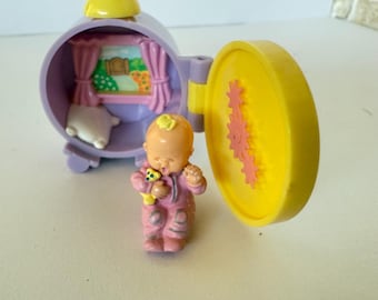 Orologio da notte compatto Polly Pocket Baby del 1994 - Bluebird Toys