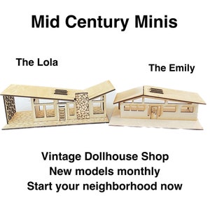 Mini Mid Century Modern Shop Building Kit The Kelly, 1:144 scale image 10