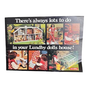 Vintage Miniature Lundby Catalog, Dollhouse