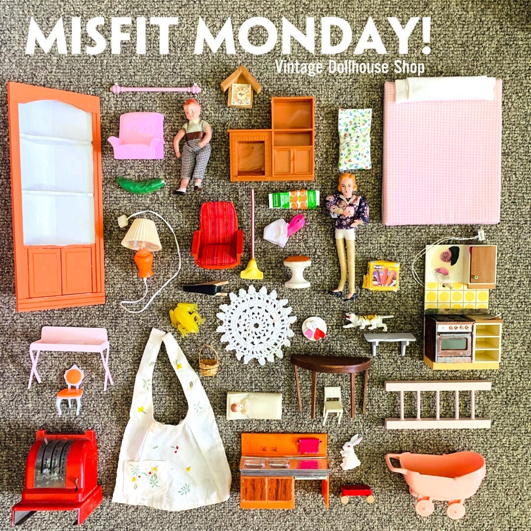 Misfit Monday Listing Dollhouse Furniture As Is Pieces Seeking New Lo…