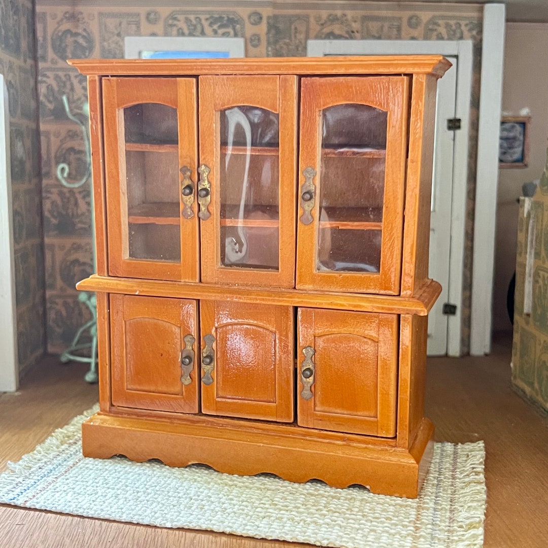 Dollhouse China Vintage Miniature Solid Wood 112 Etsy
