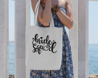 Custom Tote Bag with Name - Canvas Tote Bag - Personalized Tote Bag Bridesmaid Tote Bag - Holiday Gift Bag