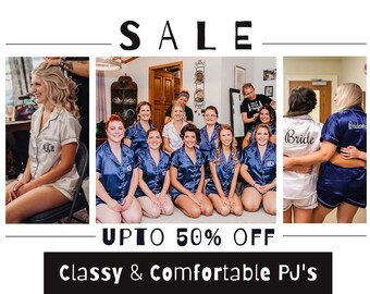 Getting Ready Outfits Bridesmaid, Bridesmaid Pajamas, Set, Bridal Party Pajamas,Pajama Sets, Bridesmaid Gift, Bachelorette Pajamas