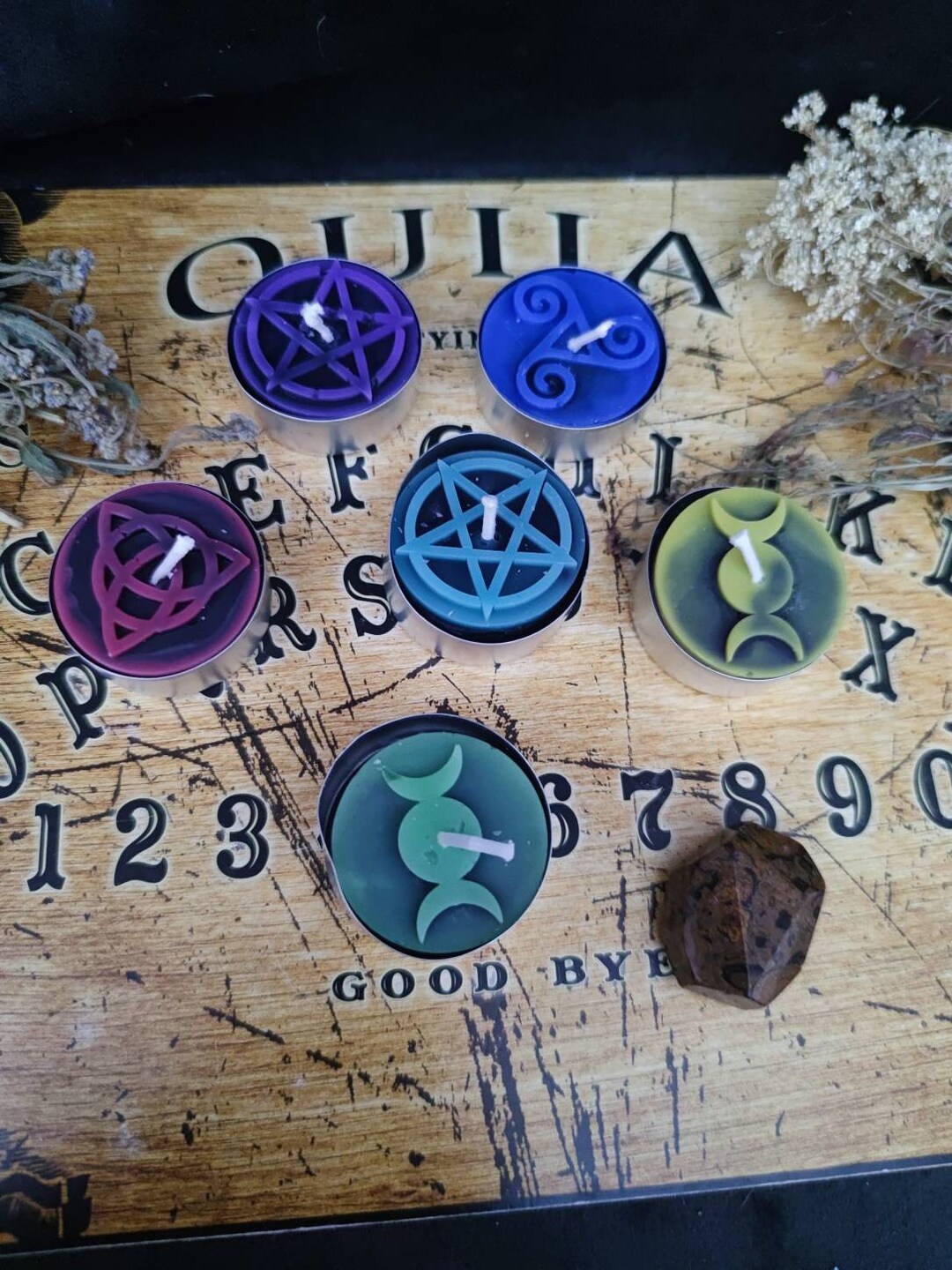 Teelichter / Tea light / Witch / Wicca / Pagan / Alternativ/ Gothic