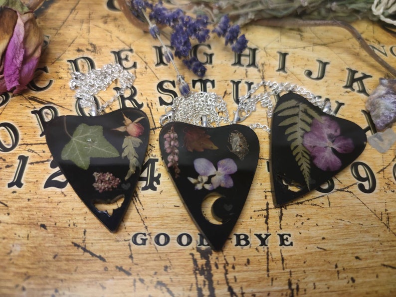 Witch Gothic Ouija Nature Jewellery Ouija Nature Necklace Alternative