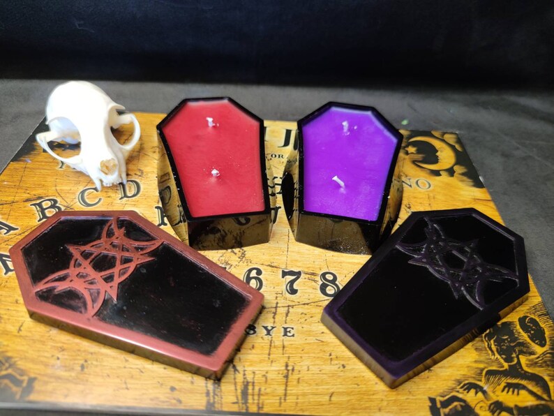 Coffin Candle 2 Coffin candle Horrorcandle Gothic Alternative