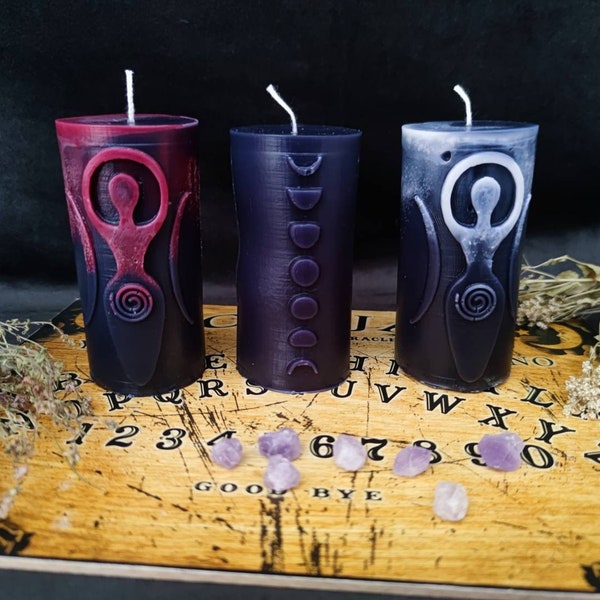 Ritualkerze/ Göttin Kerze / Goddess Candle /Fertility goddess /Witch / Wicca / Alternativ/ Gothic /Geschenk / Candle