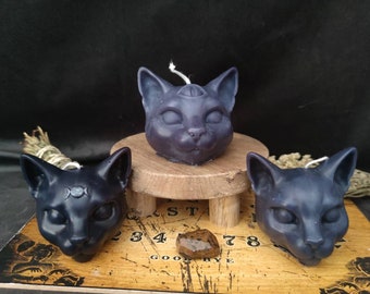 Cat candle/ Gothic /Alternativ Witch /Pagan