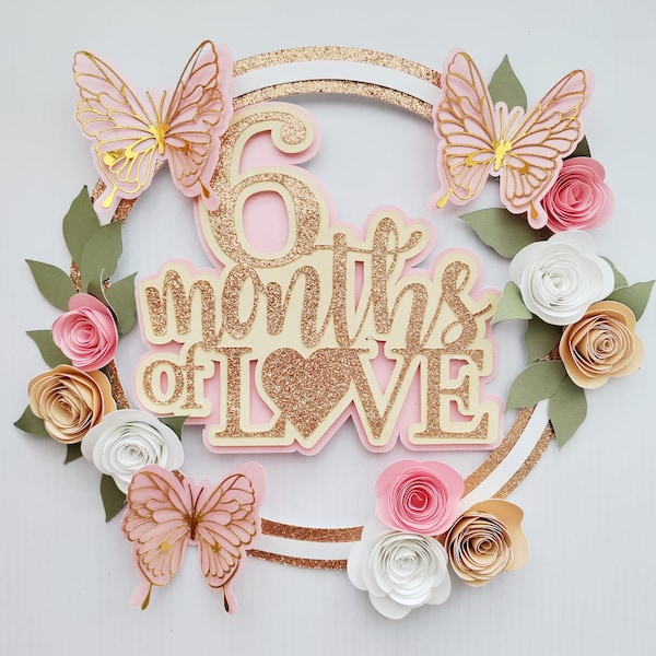 1 Month Printable Cake Topper - Etsy