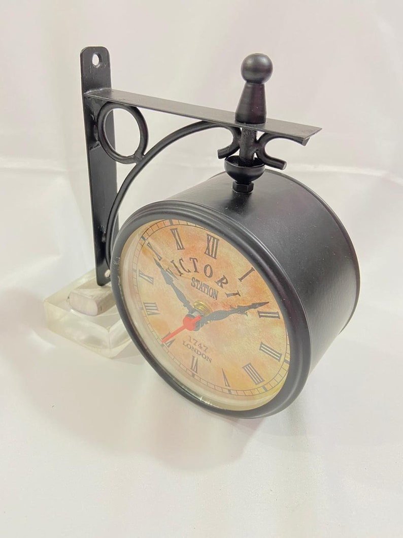 Victoria Station Double Sided Railway Clock Functional Clock Etsy