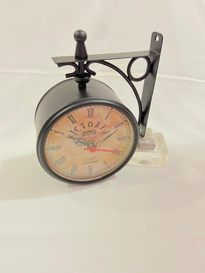 Victoria Station Double Sided Railway Clock Functional Clock Etsy
