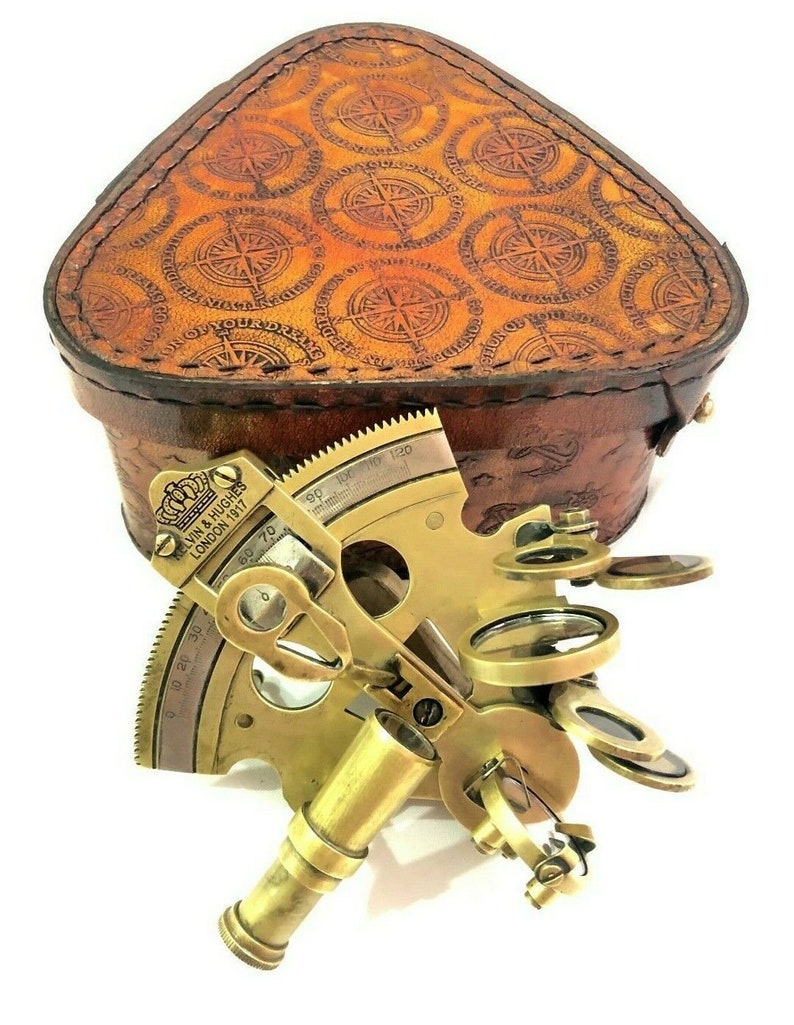 3 Antique Nautical Maritime Sextant Astrolabe With Etsy