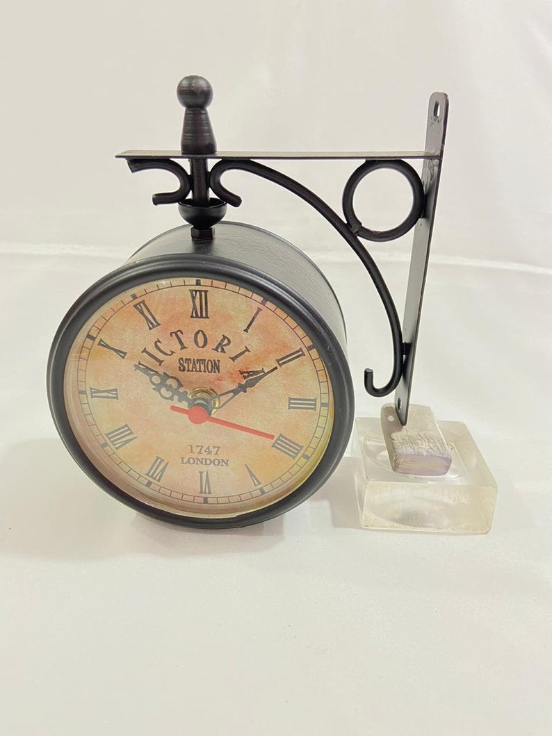 Victoria Station Double Sided Railway Clock Functional Clock Etsy