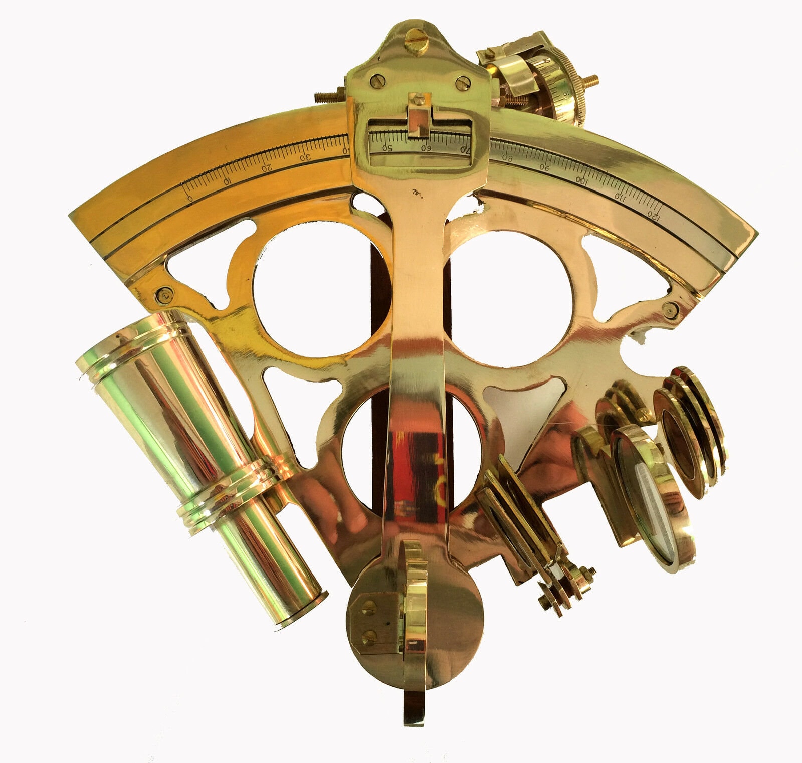 Nautical Marine Navigational Astrolabe Instrument Brass Sextant 8" Antique Gift 