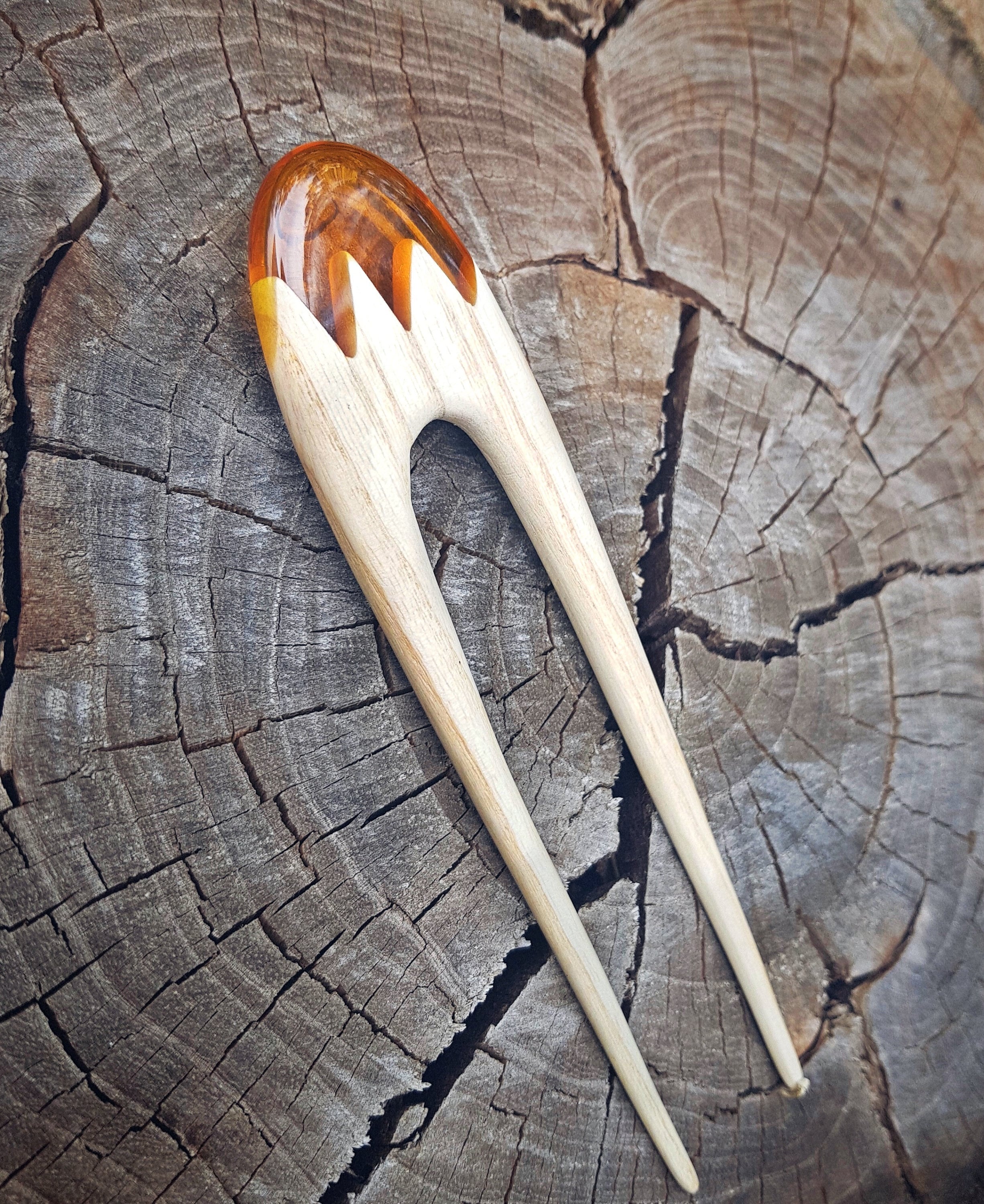 Hair fork wood discount