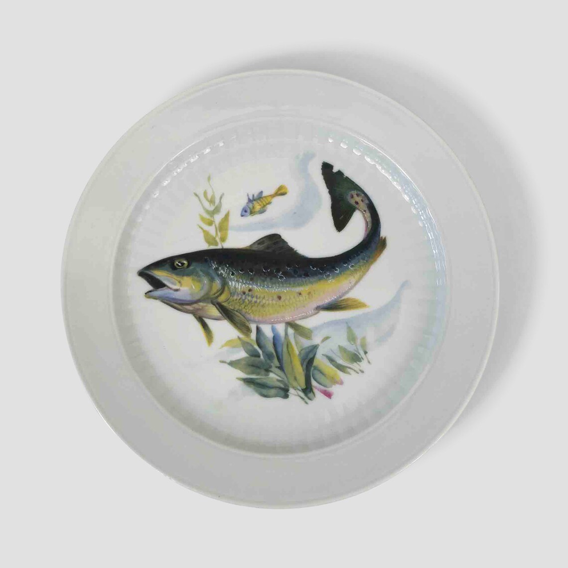 7 Bavaria Vintage Plates Bavaria Fish Plates Kitchenware Etsy