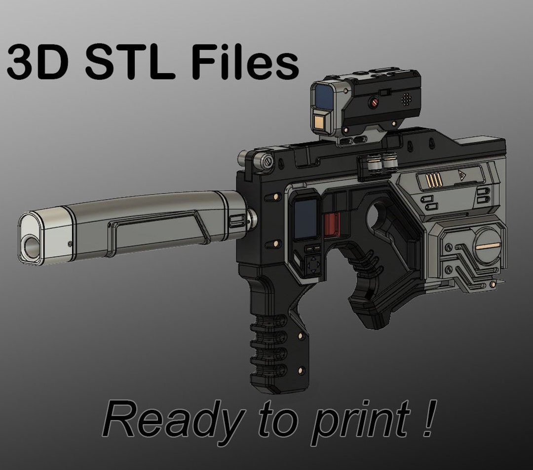 3D STL Borderlands 3 long Musket Flamethrower - Etsy