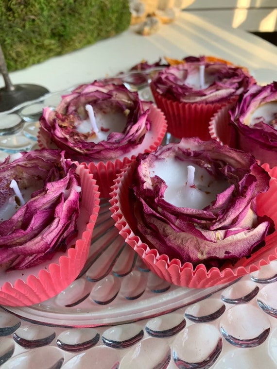 Hot Flashes Fire Starters Rose Candle Fire Starter Rose Fire Etsy