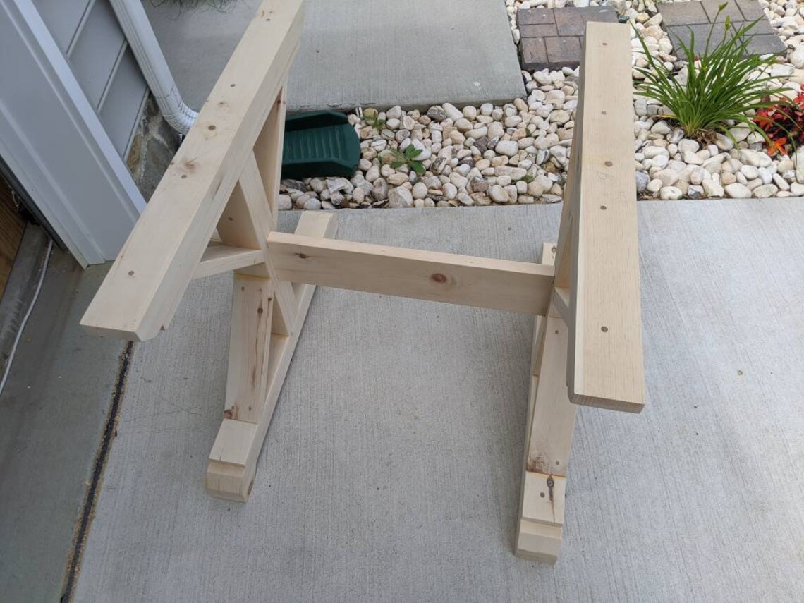DIY Trestle Table Base. Etsy