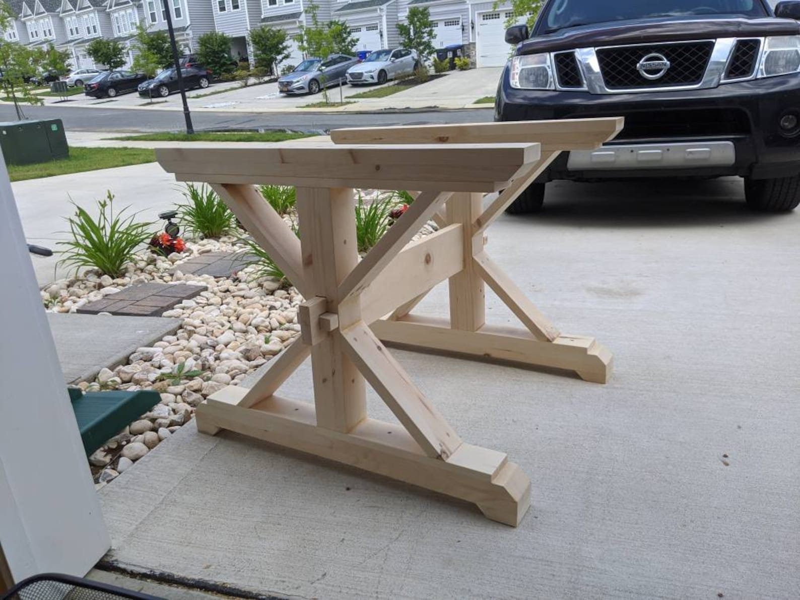 DIY Trestle Table Base. Etsy