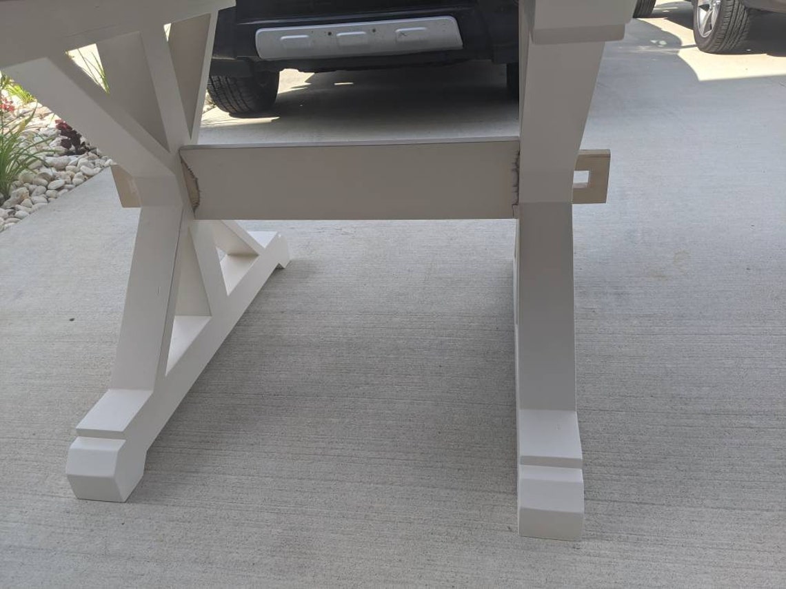 DIY Trestle Table Base. Etsy