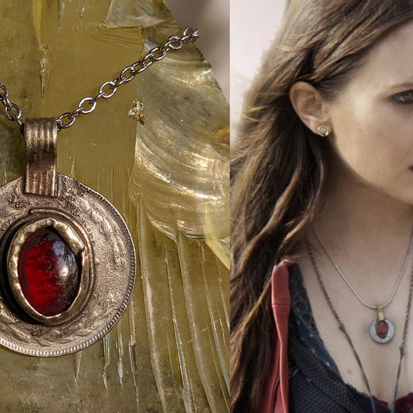 Wanda Maximoff pendant, scarlet witch pendant. Solidarity with Ukraine