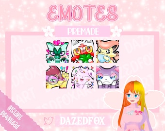 Shiny Purrline PKMN Emote Set