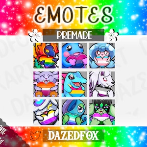 Pride PKMN Emote Set