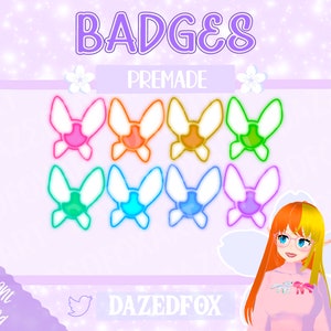 Kawaii Fairy Badges