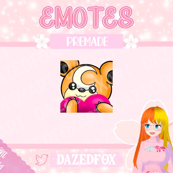 Teddi Heart Emote