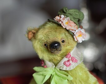 Primavera,  art collectible teddy bear