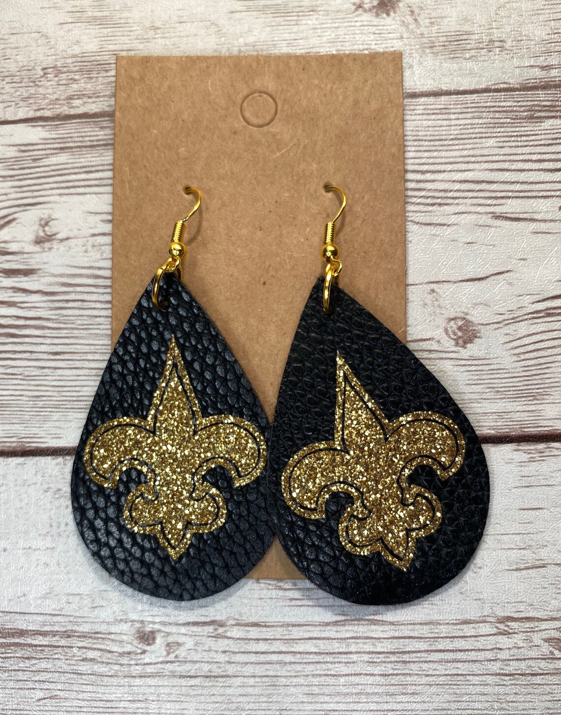 New Orleans Earrings Saints Earrings Nfl Earrings Football Etsy