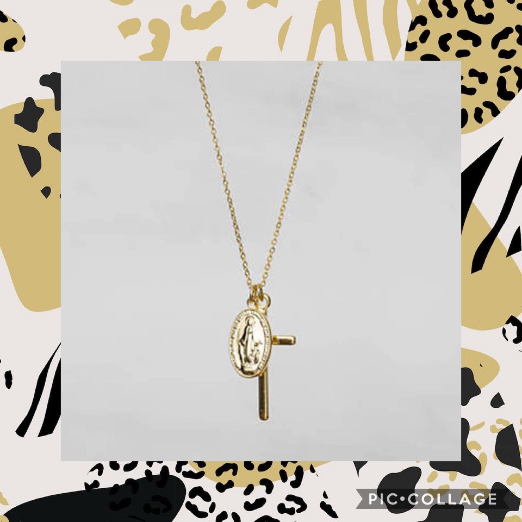 Mary Cross Necklace main image 1